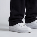 Wide-Leg Sweatpants Black