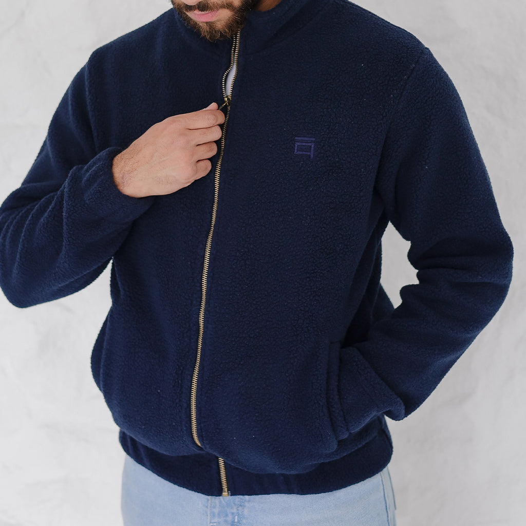 Teddy Jacket Navy