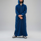 Wool Thawb Navy Blue