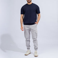 Knitted Crewneck. Navy