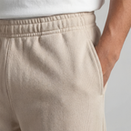 Wide-Leg Sweatpants Beige