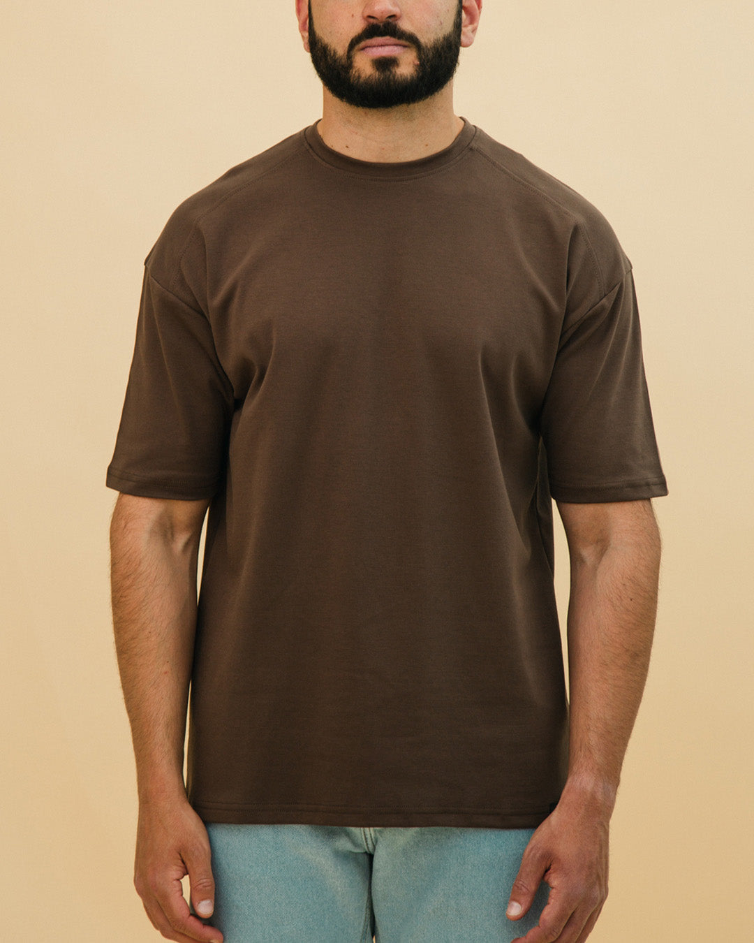 AXIS Seam Tee – Dark Brown