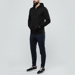 Light Full-Zip Hoodie Black