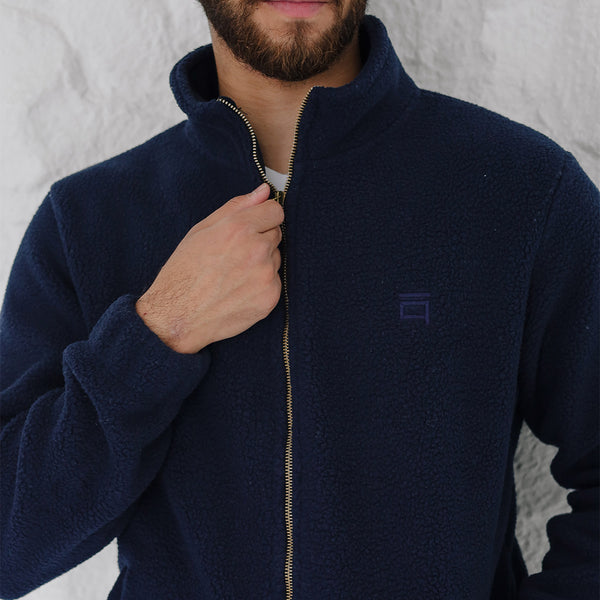 Teddy Jacket Navy