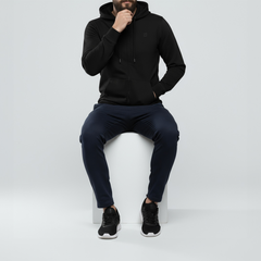 Light Full-Zip Hoodie Black