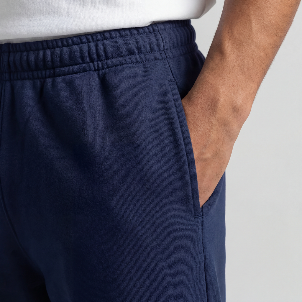 Wide-Leg Sweatpants Navy