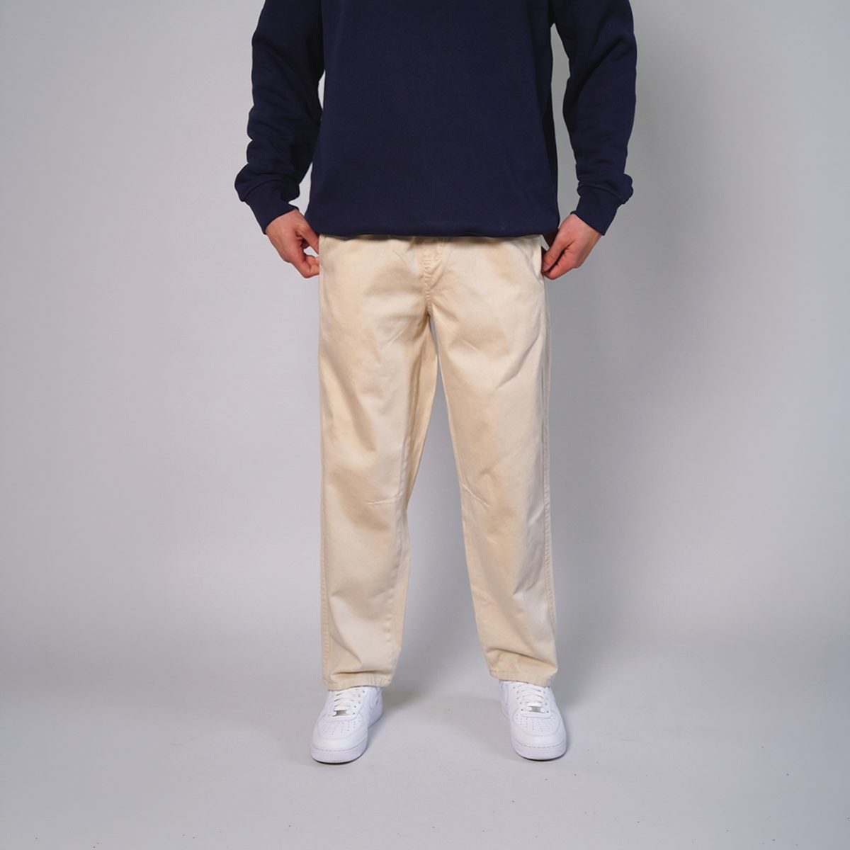 Loose Fit Jogger Light Beige