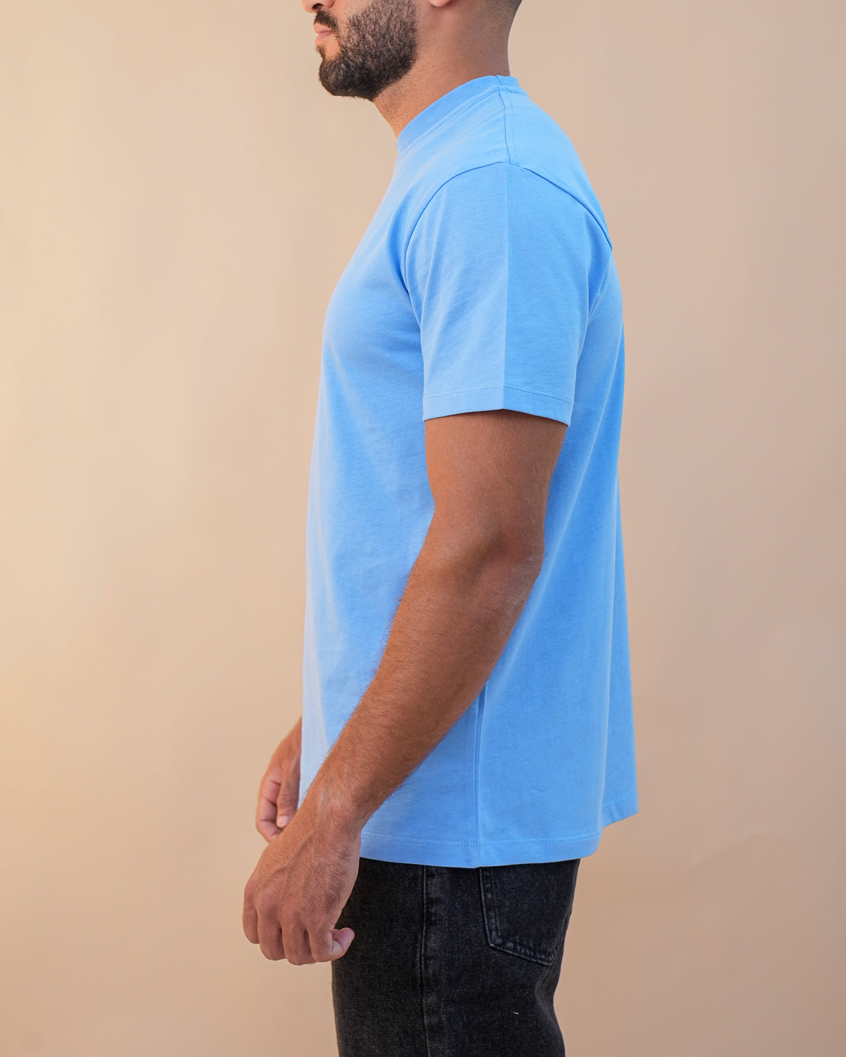Basic Crewneck Tee Baby Blue