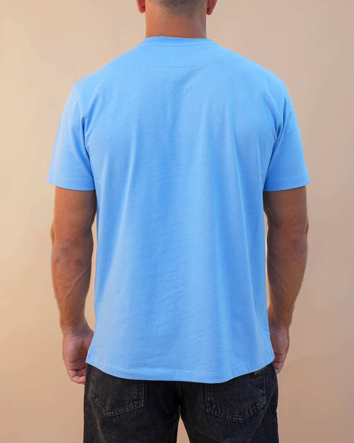 Basic Crewneck Tee Baby Blue