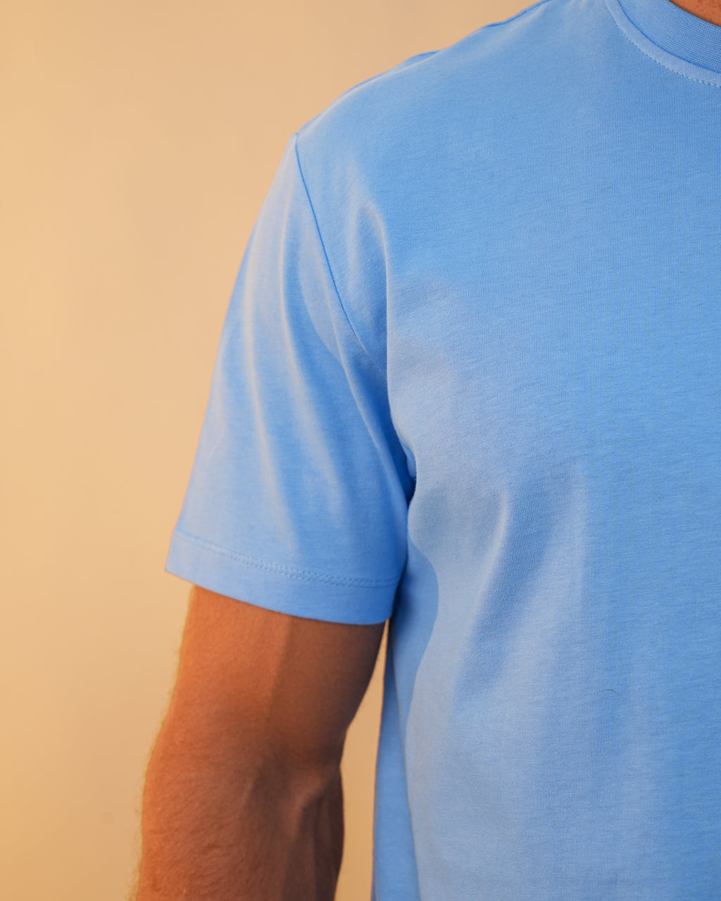 Basic Crewneck Tee Baby Blue