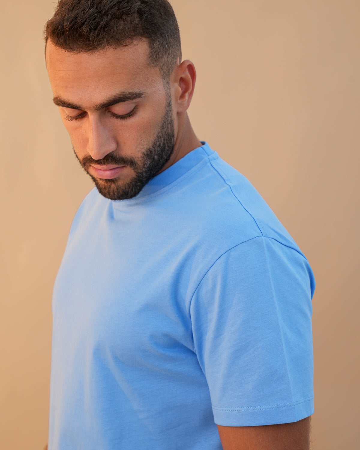 Basic Crewneck Tee Baby Blue