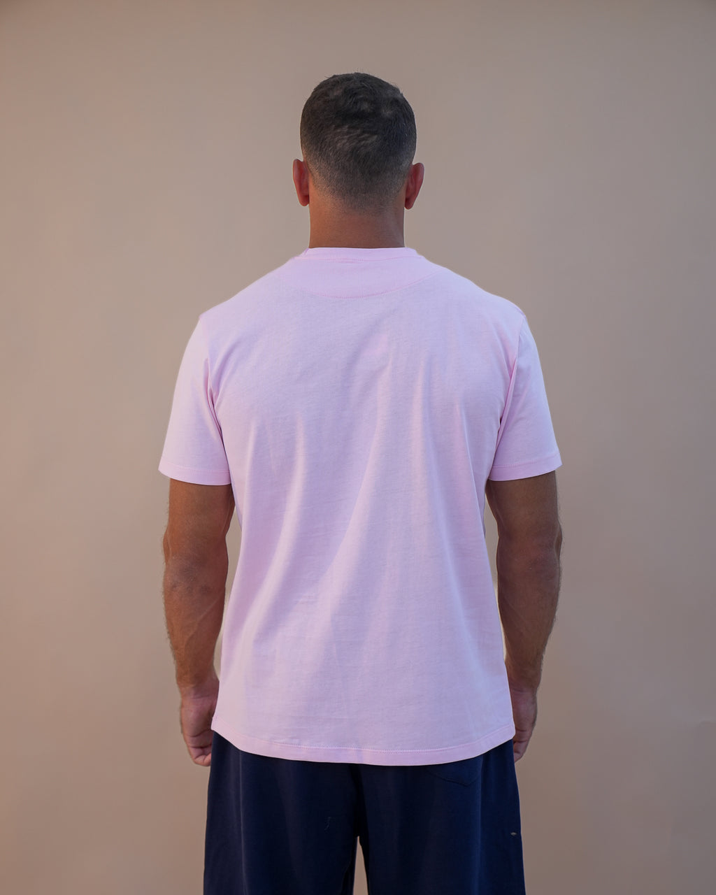 Basic Crewneck Tee Light Pink