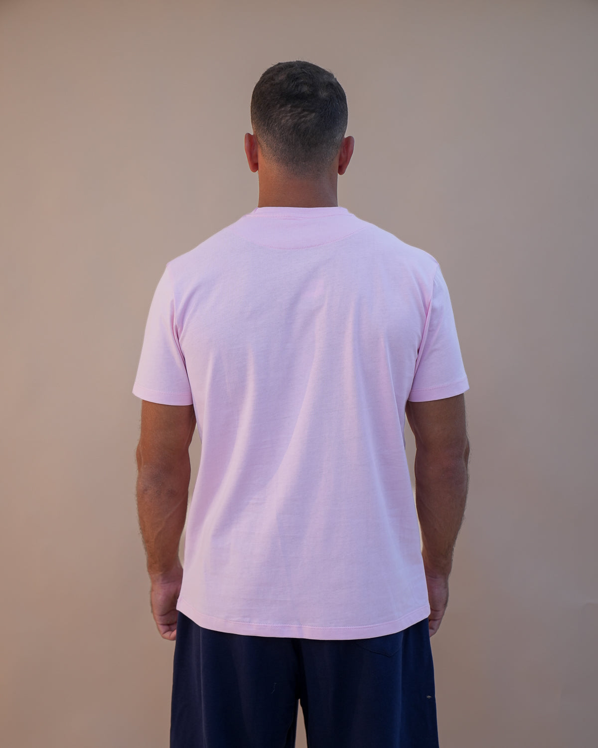 Basic Crewneck Tee Light Pink