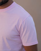 Basic Crewneck Tee Light Pink