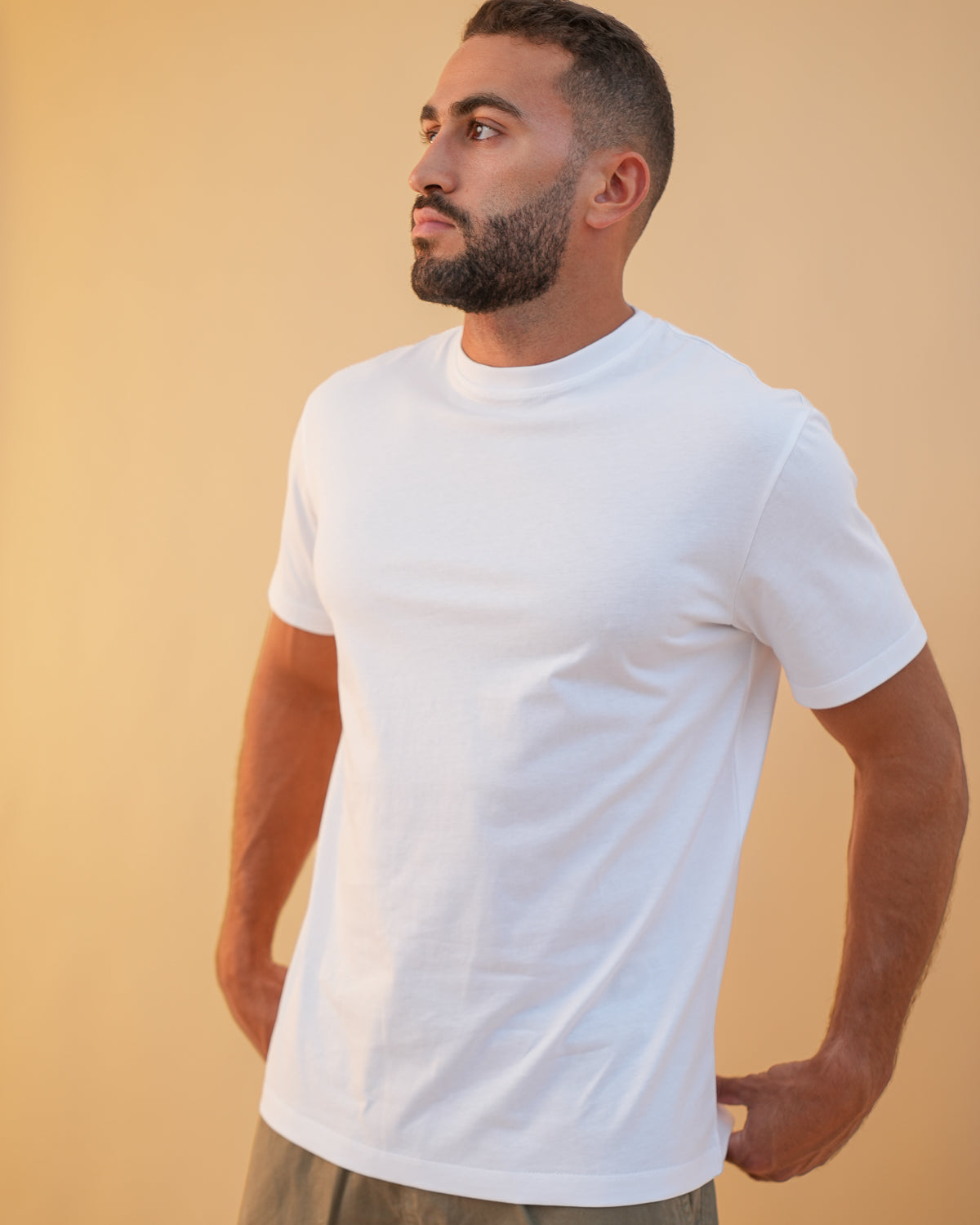 Basic Crewneck Tee White