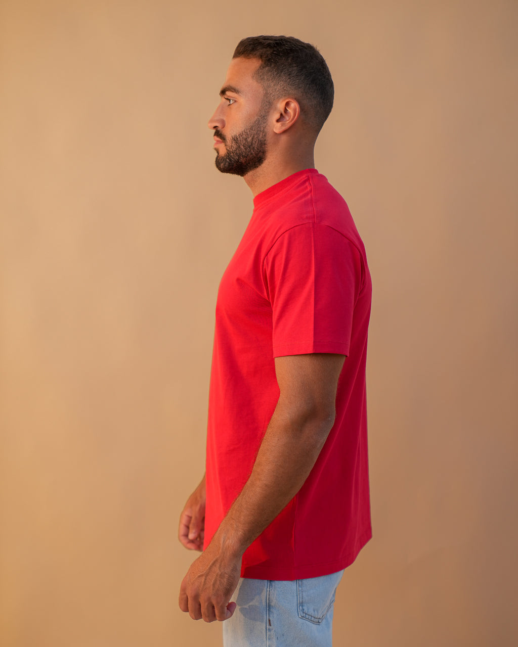 Basic Crewneck Tee Red