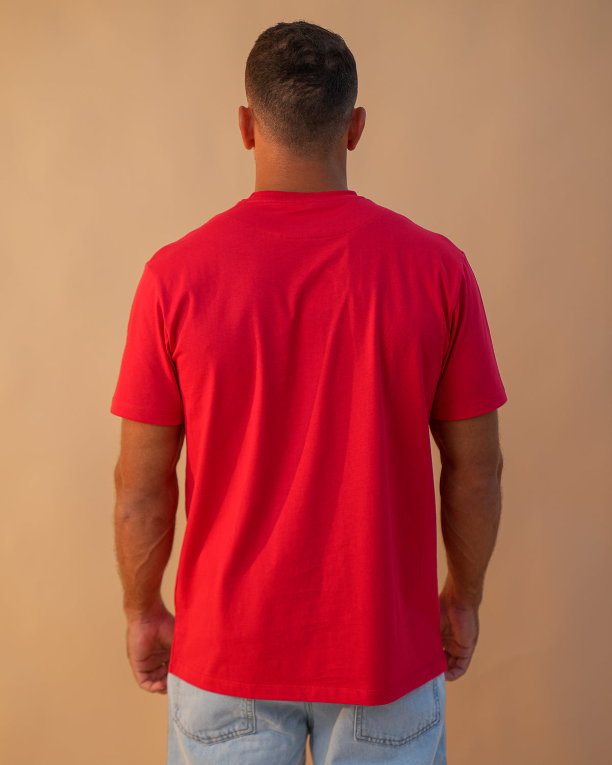 Basic Crewneck Tee Red