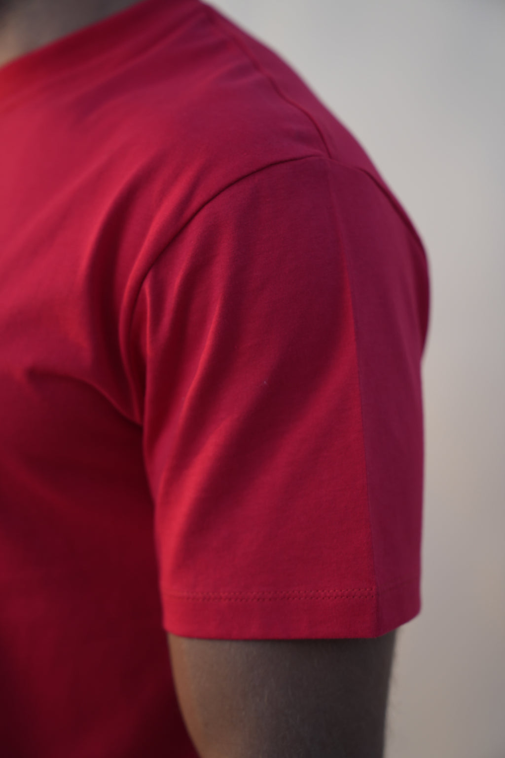 Basic Crewneck Tee Red
