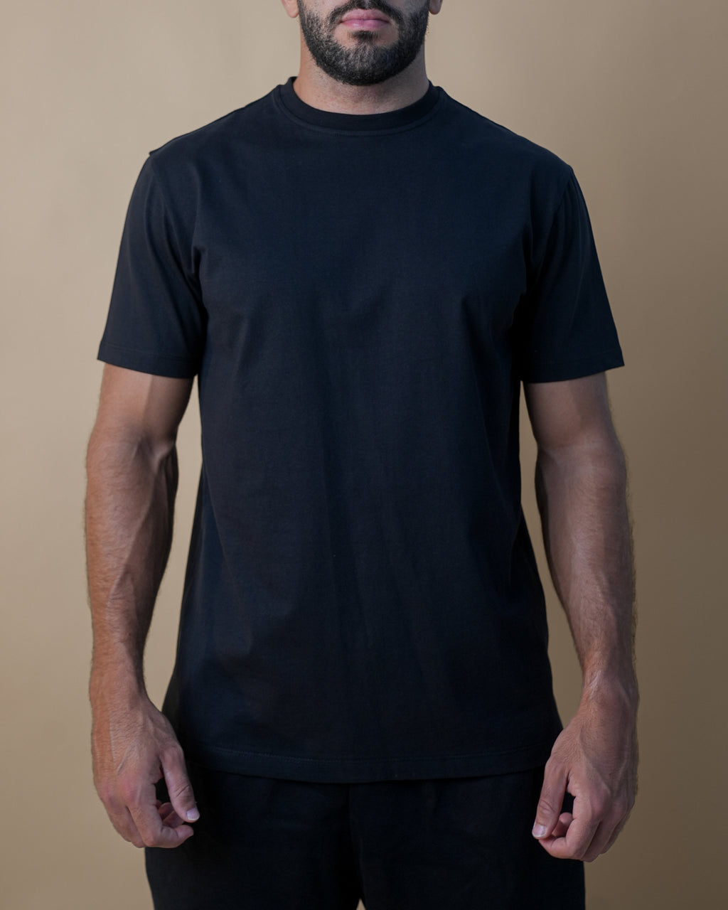 Basic Crewneck Tee Black