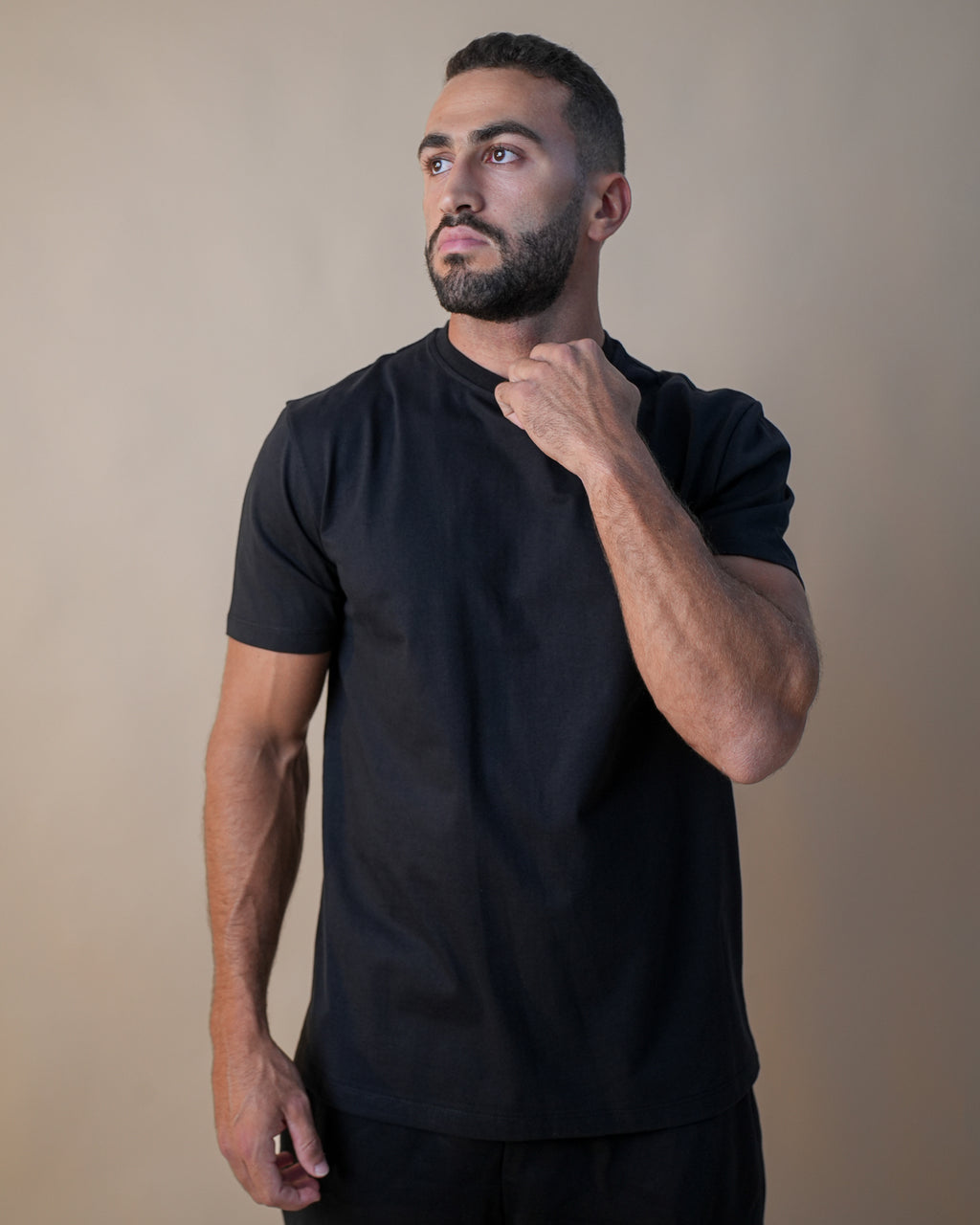 Basic Crewneck Tee Black