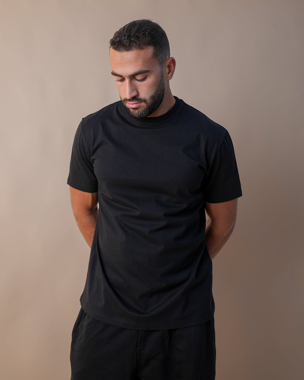 Basic Crewneck Tee Black Secondary image