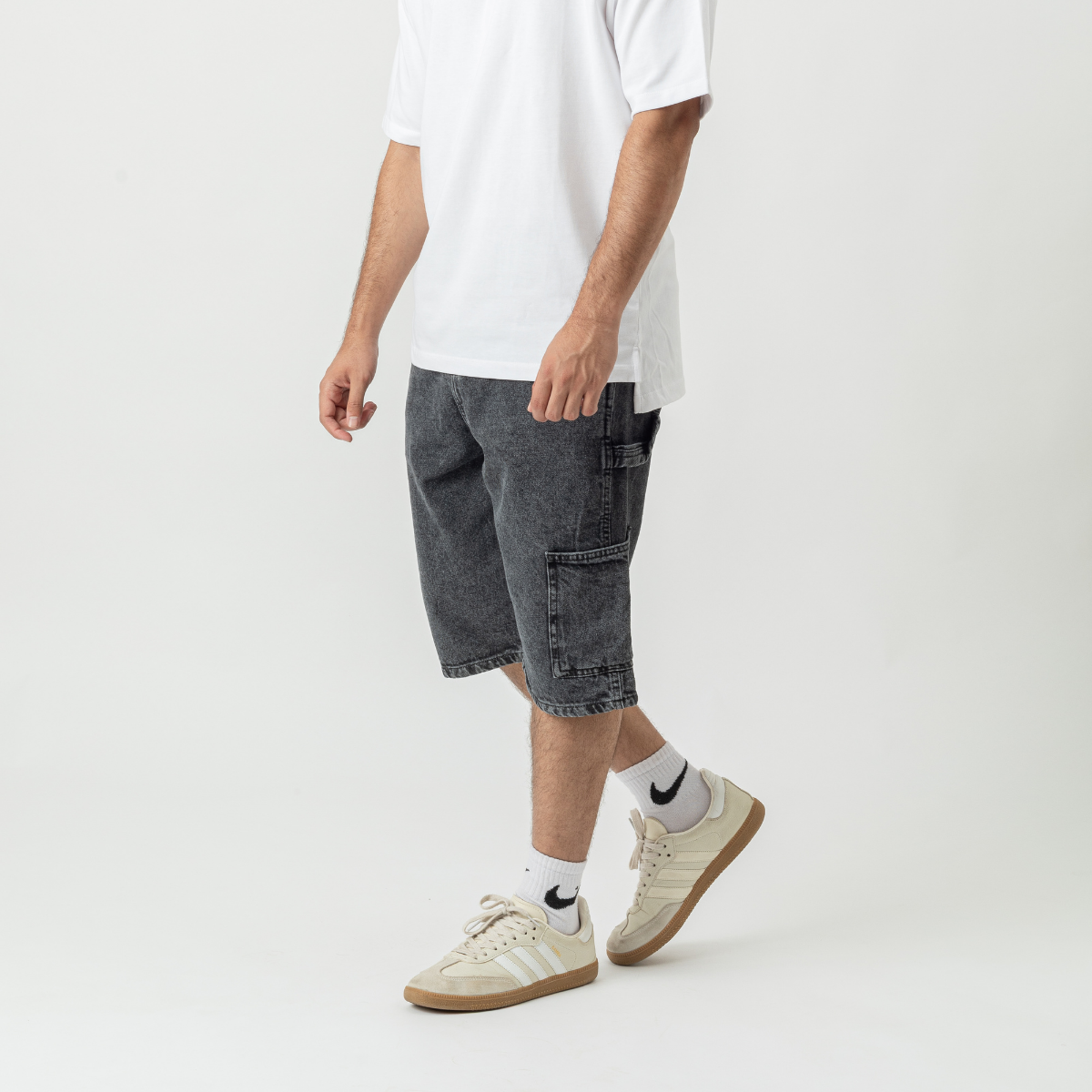 Denim Shorts Black Main image