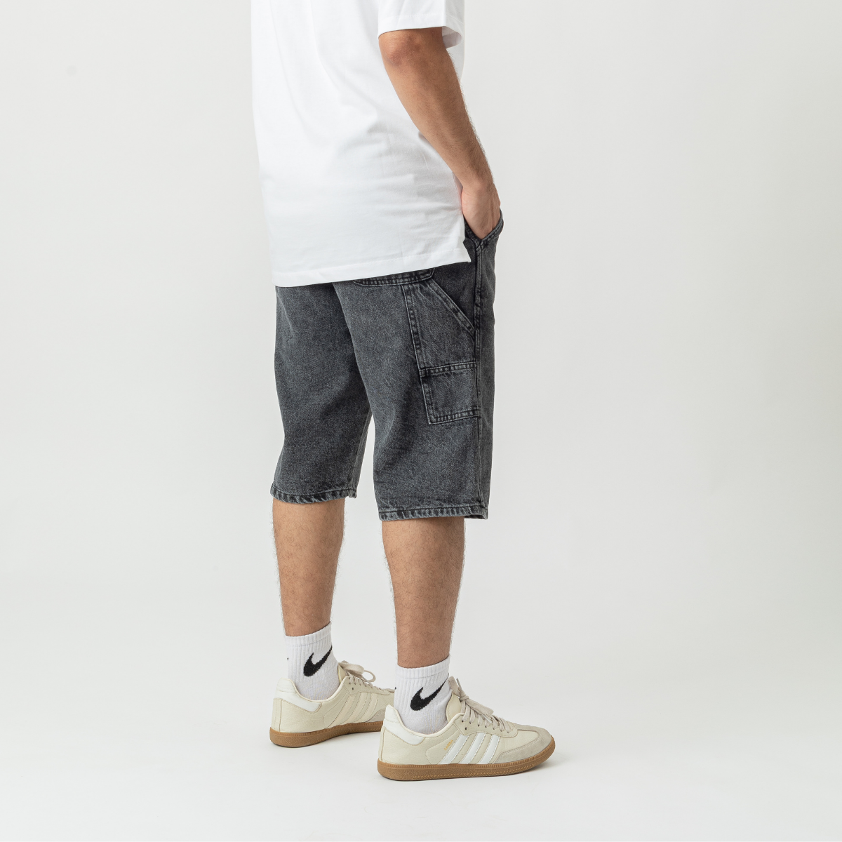 Denim Shorts Black Secondary image