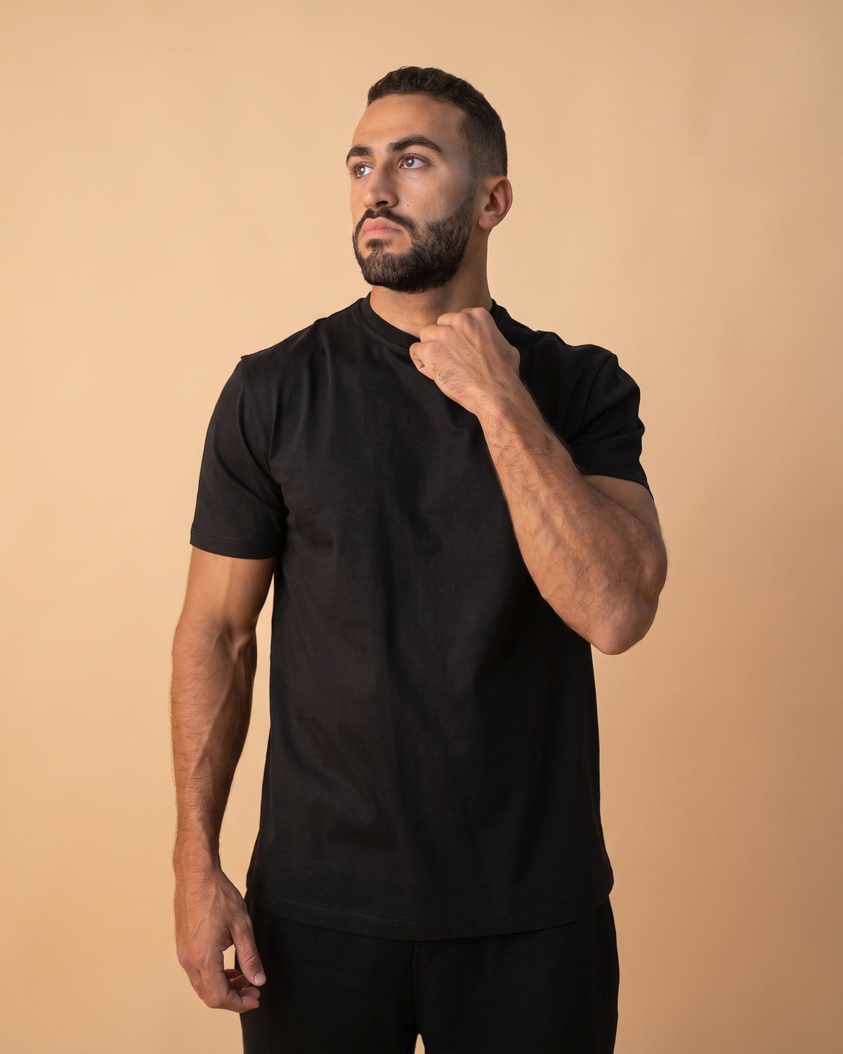 Basic Crewneck Tee Black Secondary image