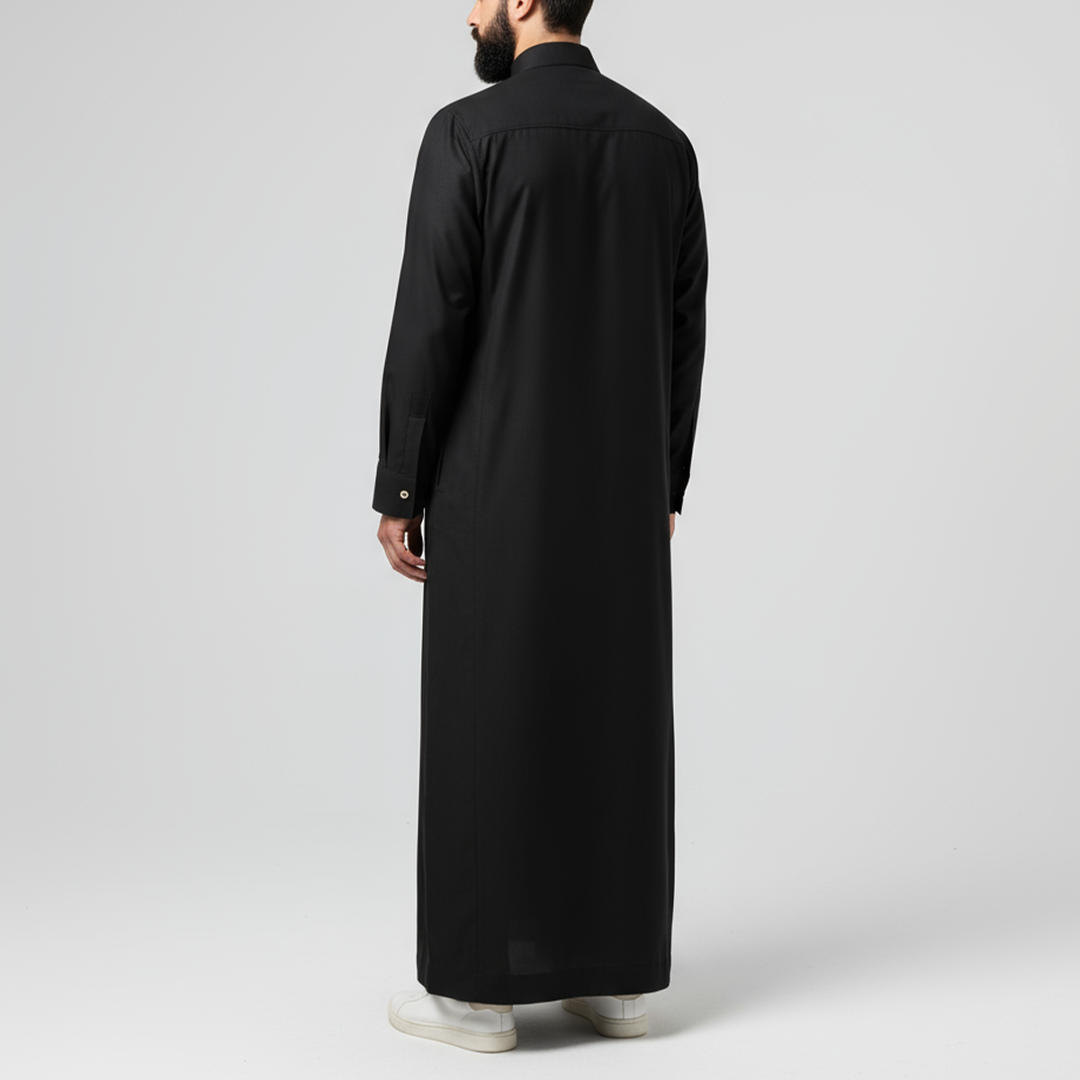 Classic Thawb Black Secondary image