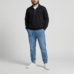 Black Quarter Zipper