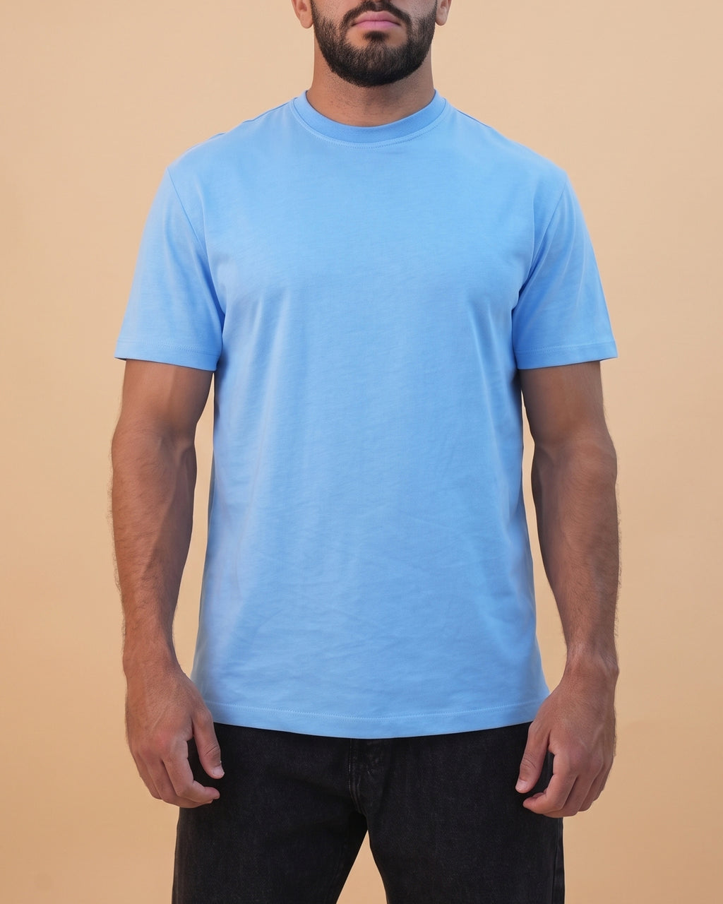 Basic Crewneck Tee Baby Blue
