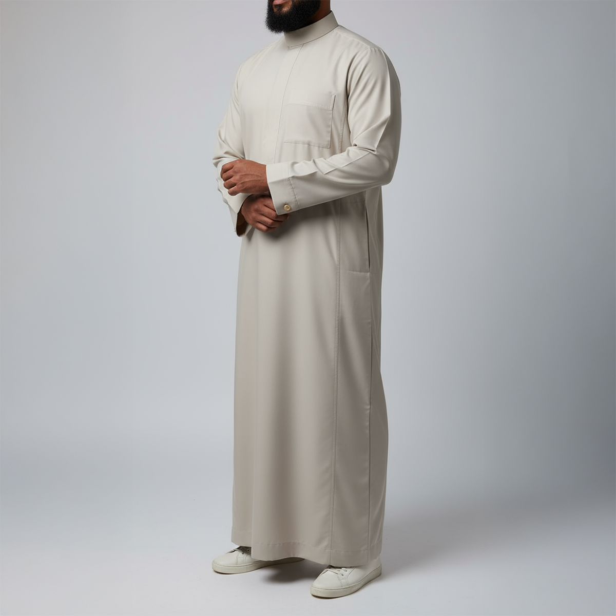 Classic Thawb Beige Main image
