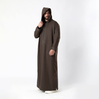 Wool Thawb Dark Brown