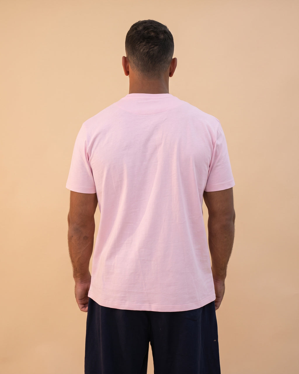Basic Crewneck Tee Light Pink