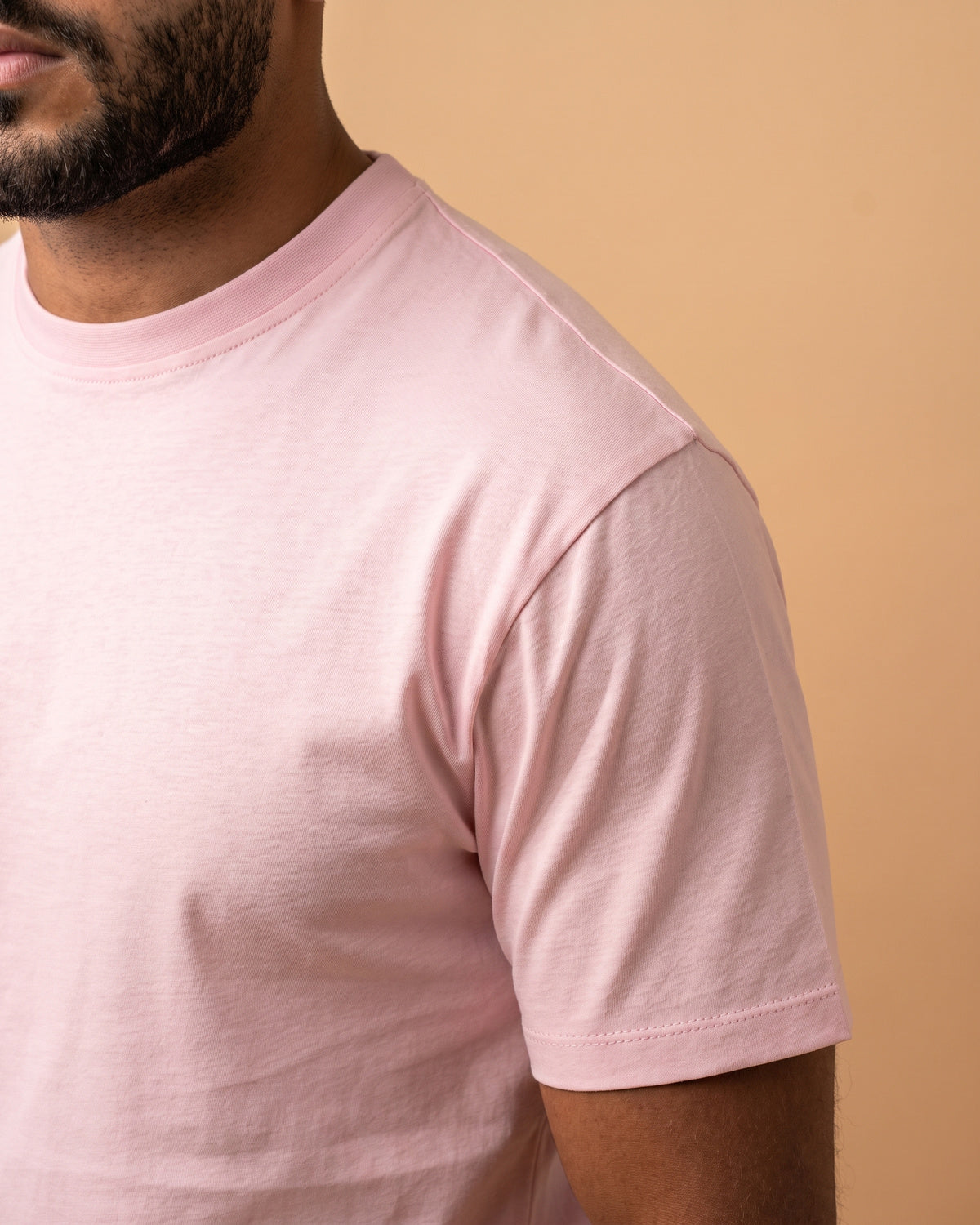 Basic Crewneck Tee Light Pink Secondary image
