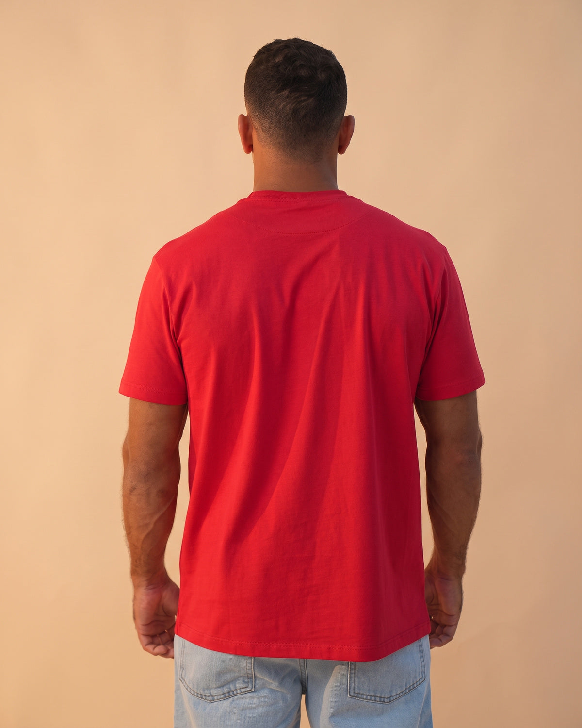 Basic Crewneck Tee Red Secondary image
