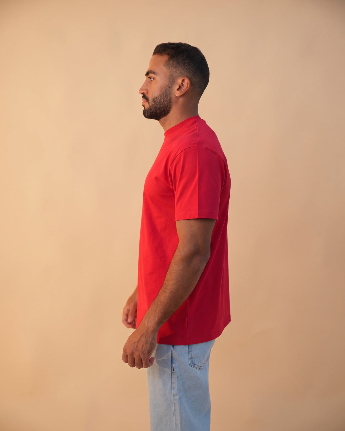 Basic Crewneck Tee Red