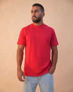 Basic Crewneck Tee Red