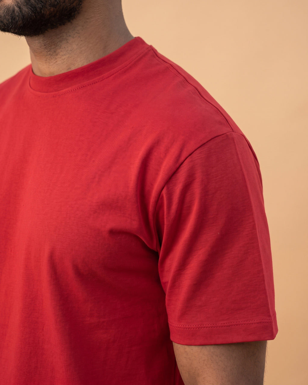 Basic Crewneck Tee Red