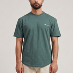 Curved Slub Tee Olive