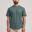 Curved Slub Tee Olive